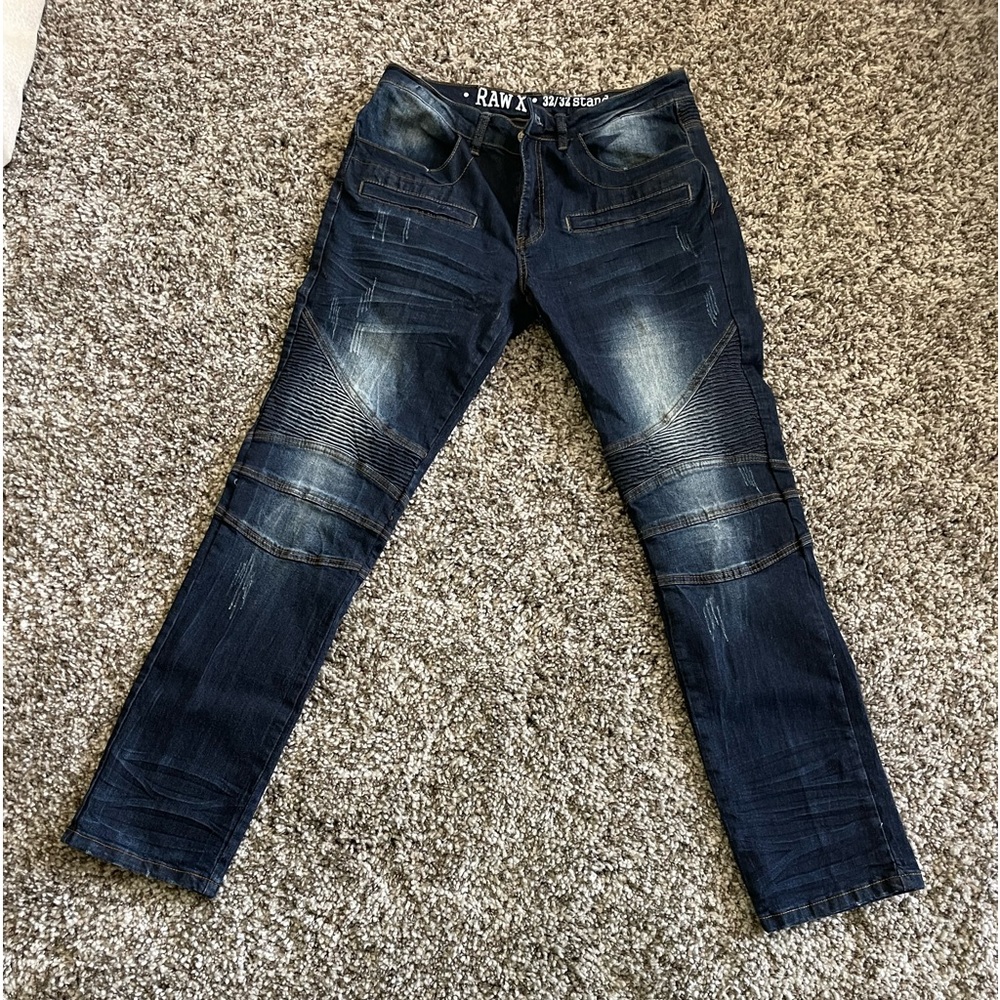 RAW  X brand Moto denim/ jeans size 32 x 32